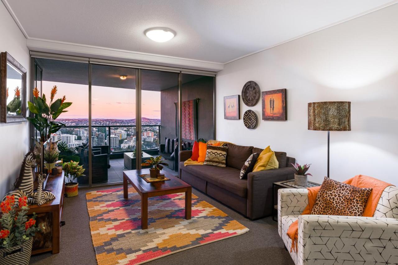 בריסביין African Escape On Level 38 - Balcony With Views מראה חיצוני תמונה